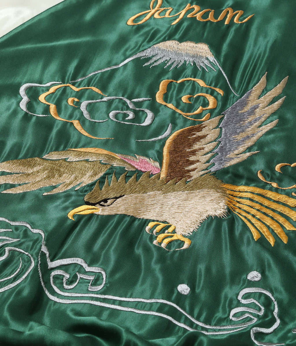 Mid 1950s Style Acetate Souvenir Jacket “DRAGON & TIGER” × “EAGLE”