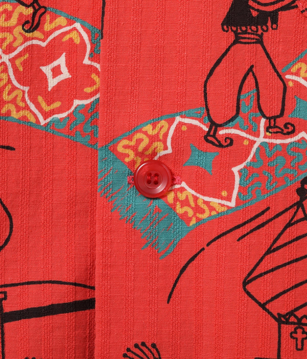 Dobby Cotton Open Shirt "Magic Carpet"