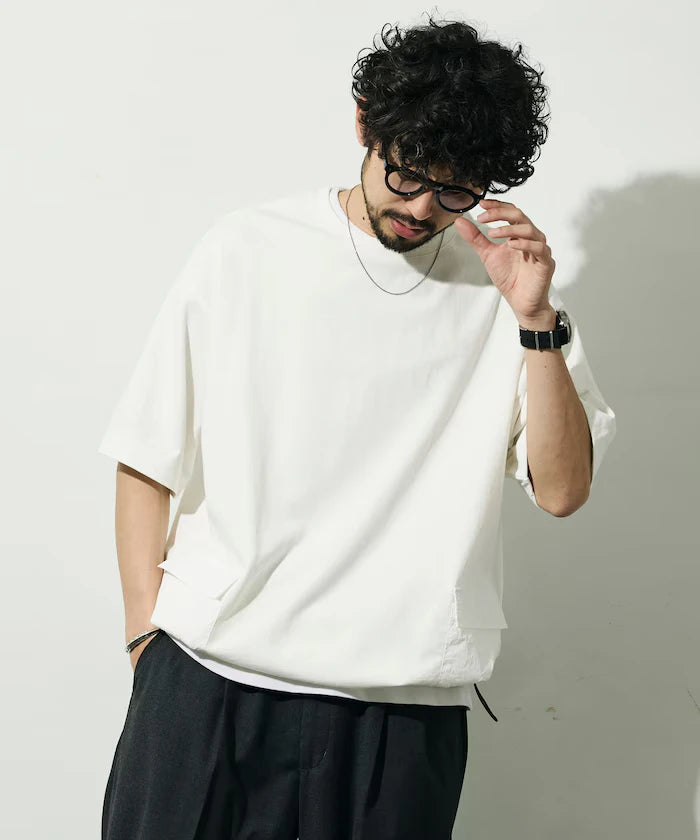 6 Ounce Side Pocket Spindle Short Sleeve T-Shirt / Big Silhouette