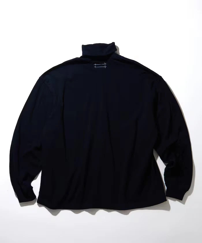 Double Face Cotton Turtleneck Shirt