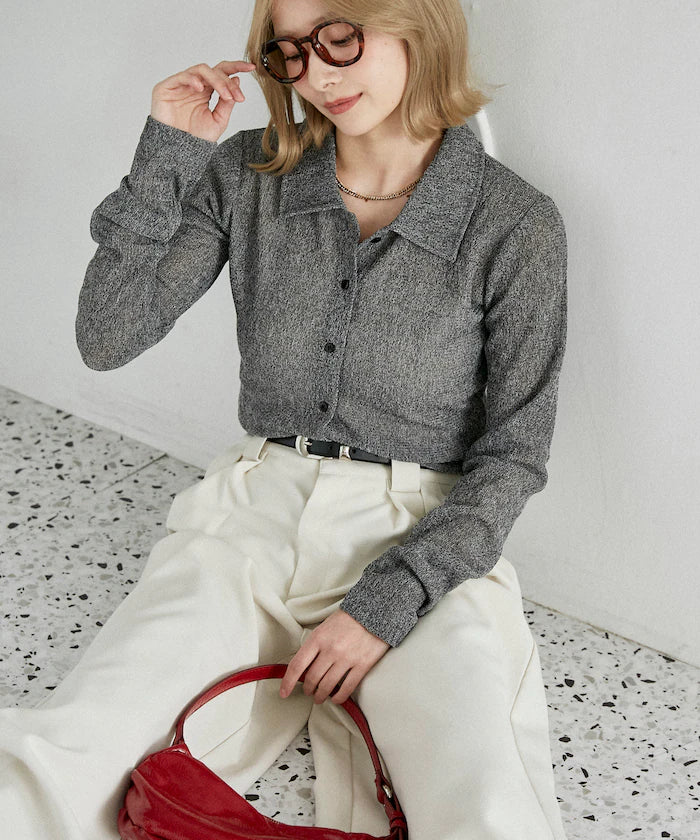 Mesh Shirt Cardigan Limited Edition