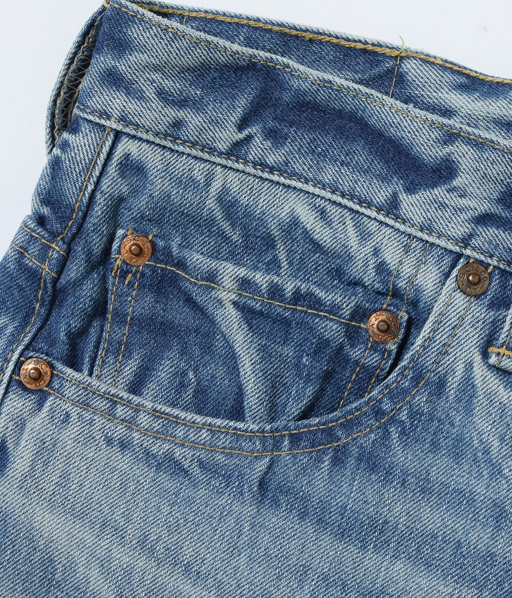 14oz. Denim Boot Cut Aged Model