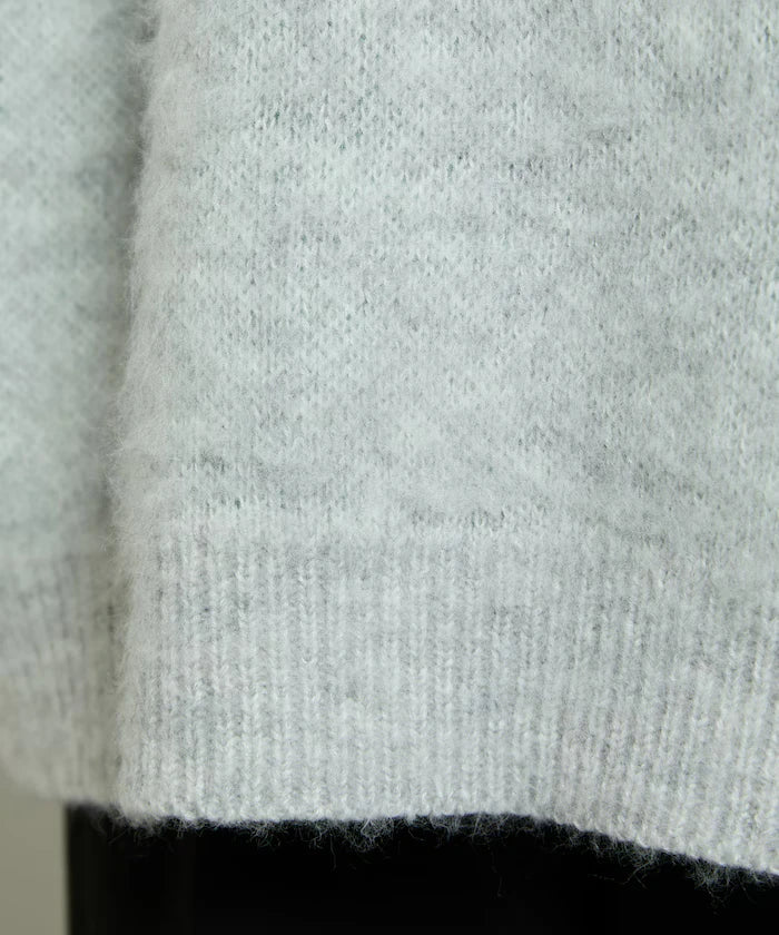 Jacquard Mohair Touch Knit Pullover Limited Edition