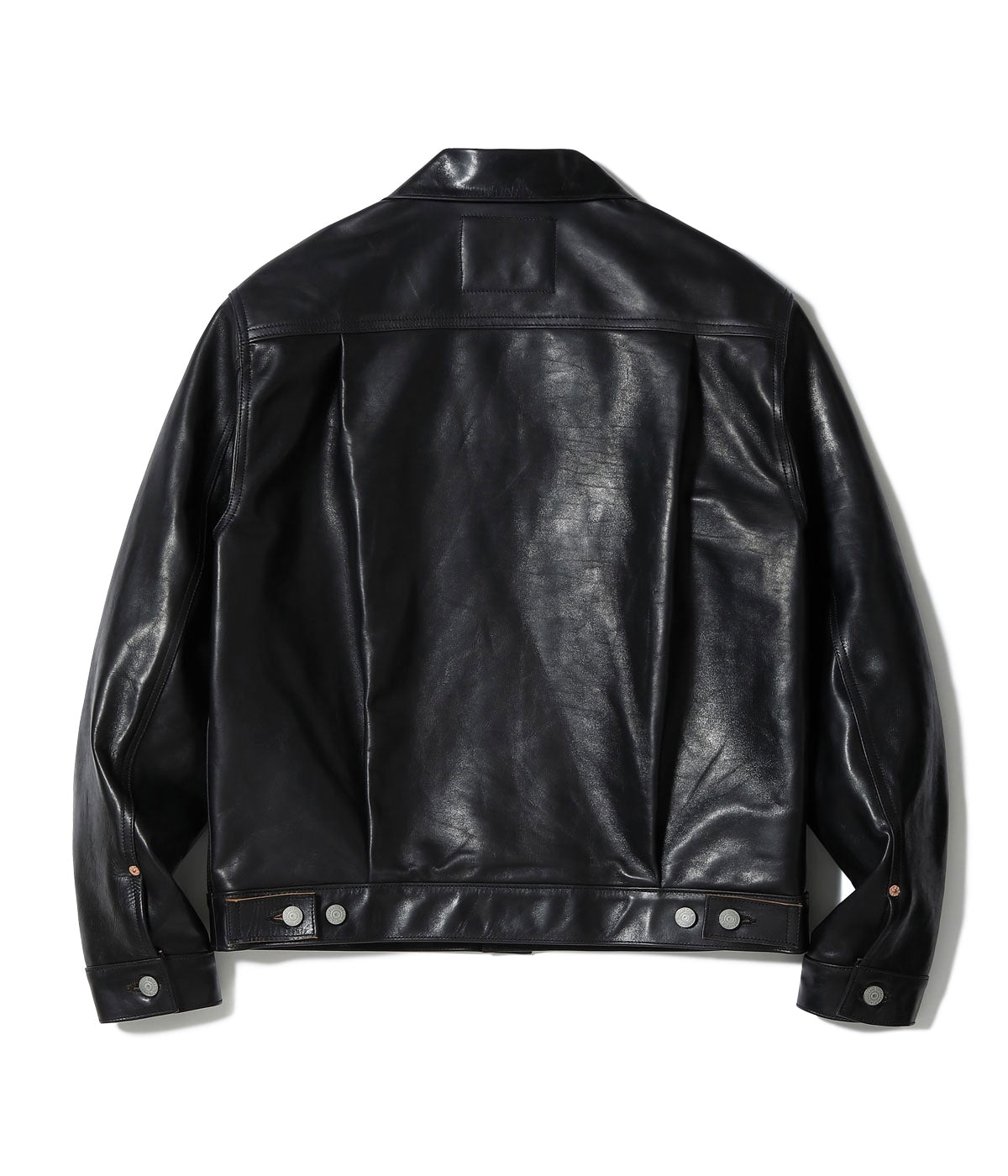 BLACK HORSEHIDE LEATHER JACKET 1953 MODEL