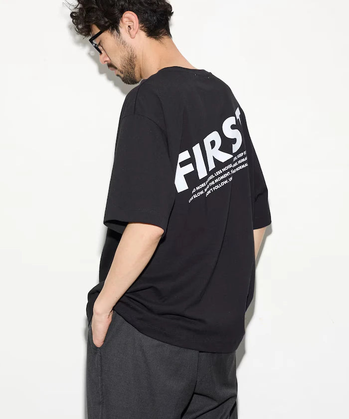 6 Ounce Front Logo Print Crew Neck T-Shirt / Back Print T-Shirt PRINT FRESH FIRST