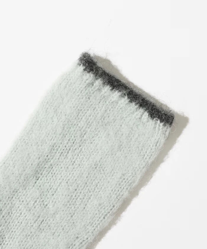Alpaca Blend Bicolor Knit Gloves