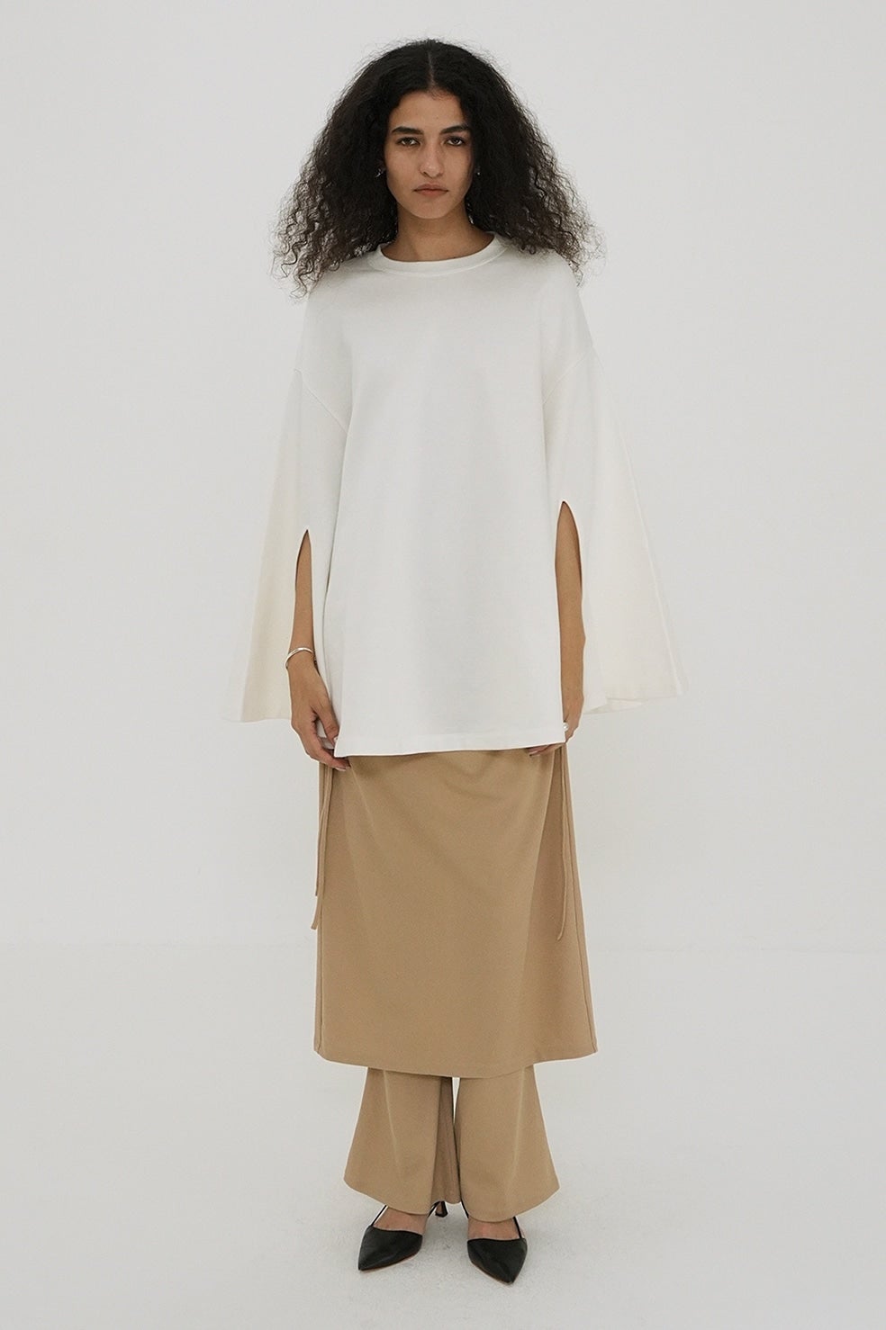 PONCHO SWEAT TOPS