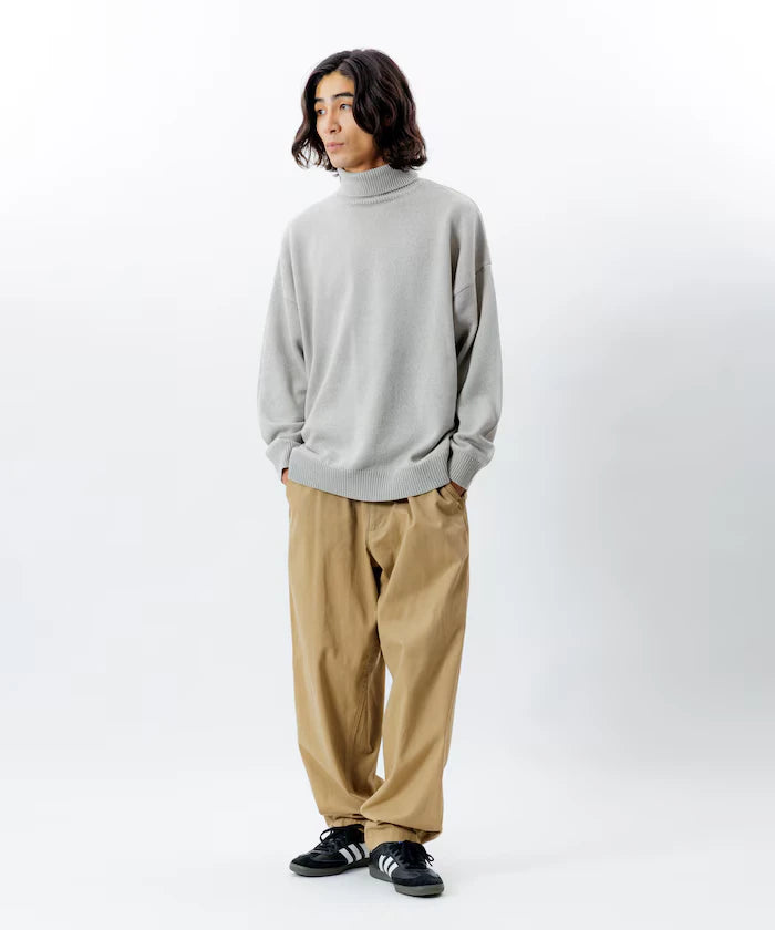 Relaxed Fit Easy Care Washable Turtleneck Knit