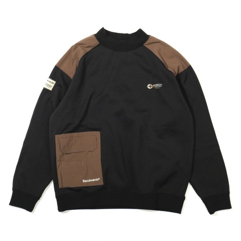 AS2OV×Backwards Limited Edition Sweat Semi-Mock