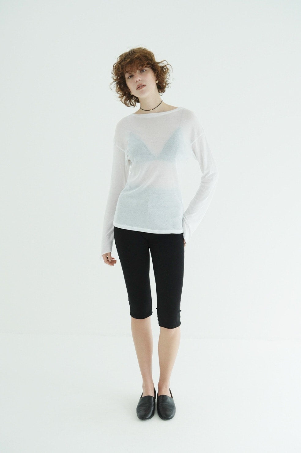 SHEER LOOSE CUT TOPS