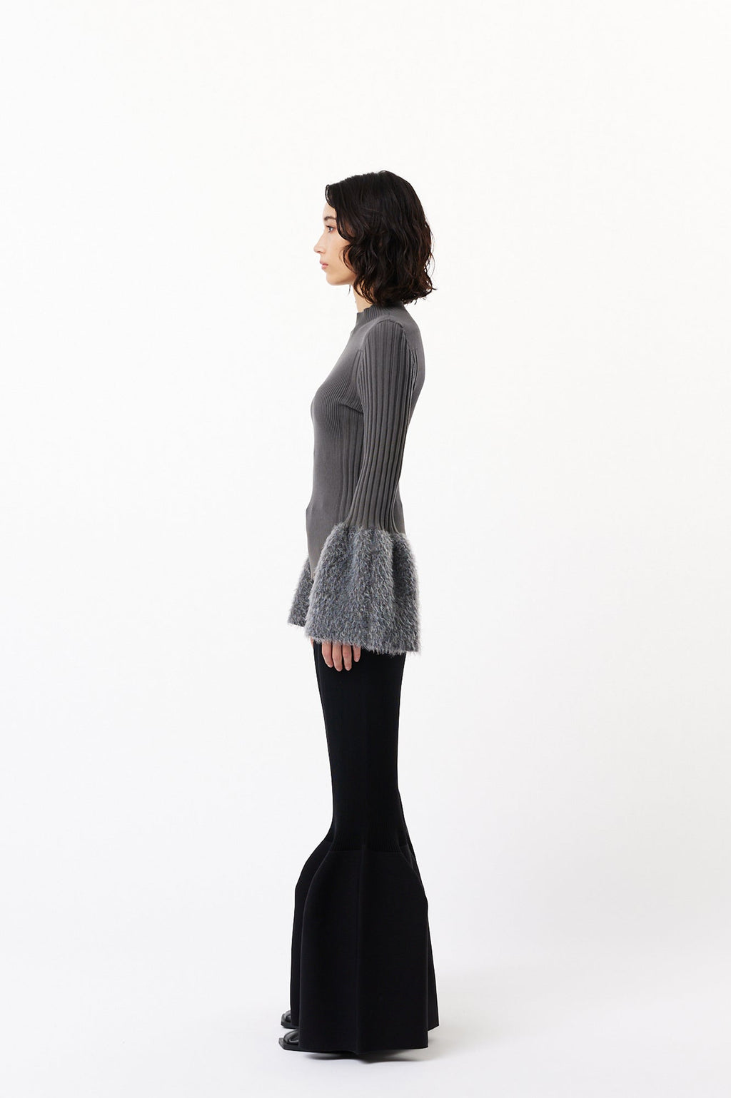 POTTERY CUPRO BELL BOTTOM PANTS
