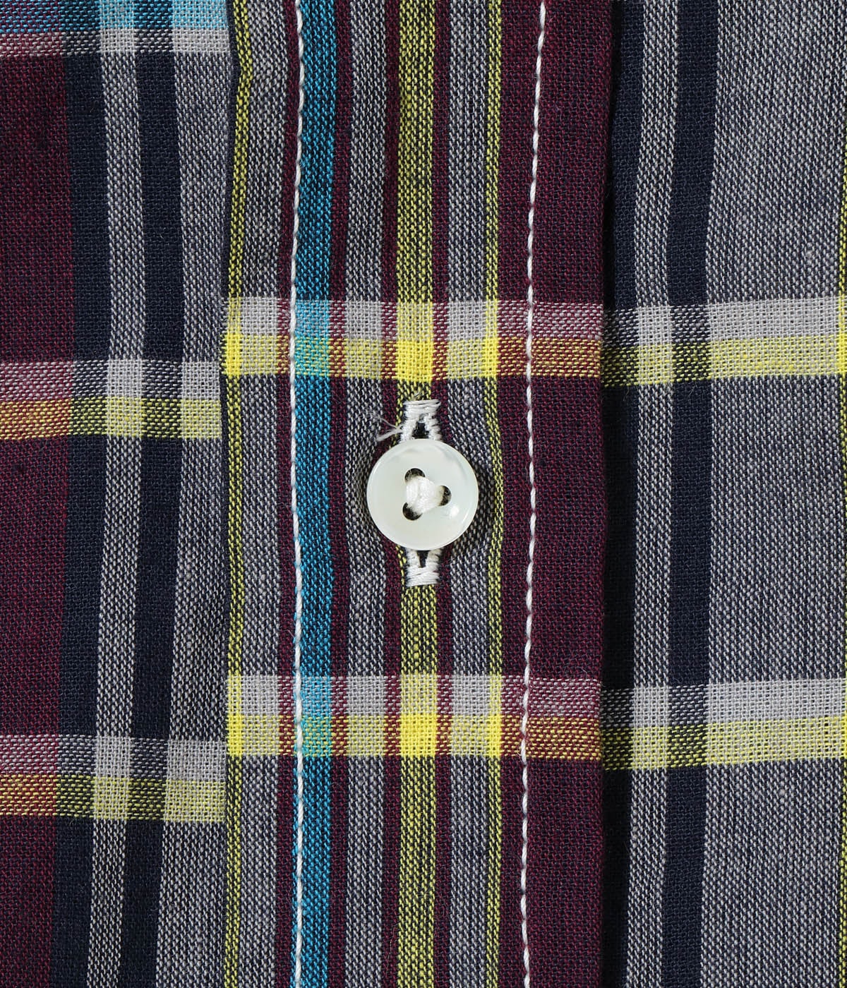 Madras Check Button Down Shirt