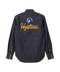 Hysteric Embroidered Western Denim Shirt