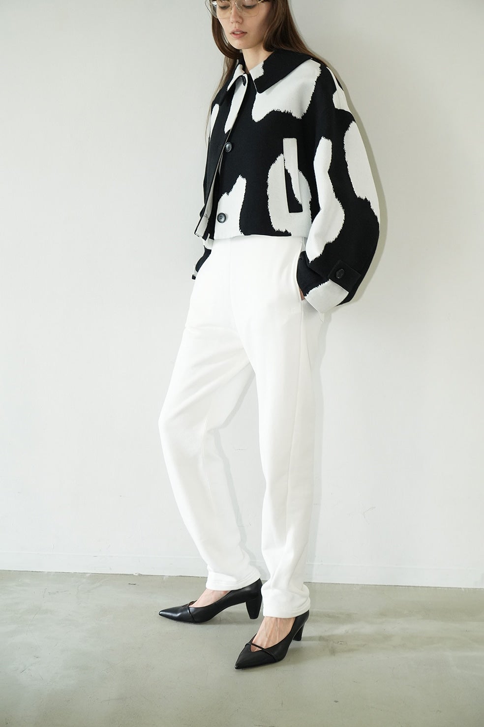 C SWEAT COCOON PANTS