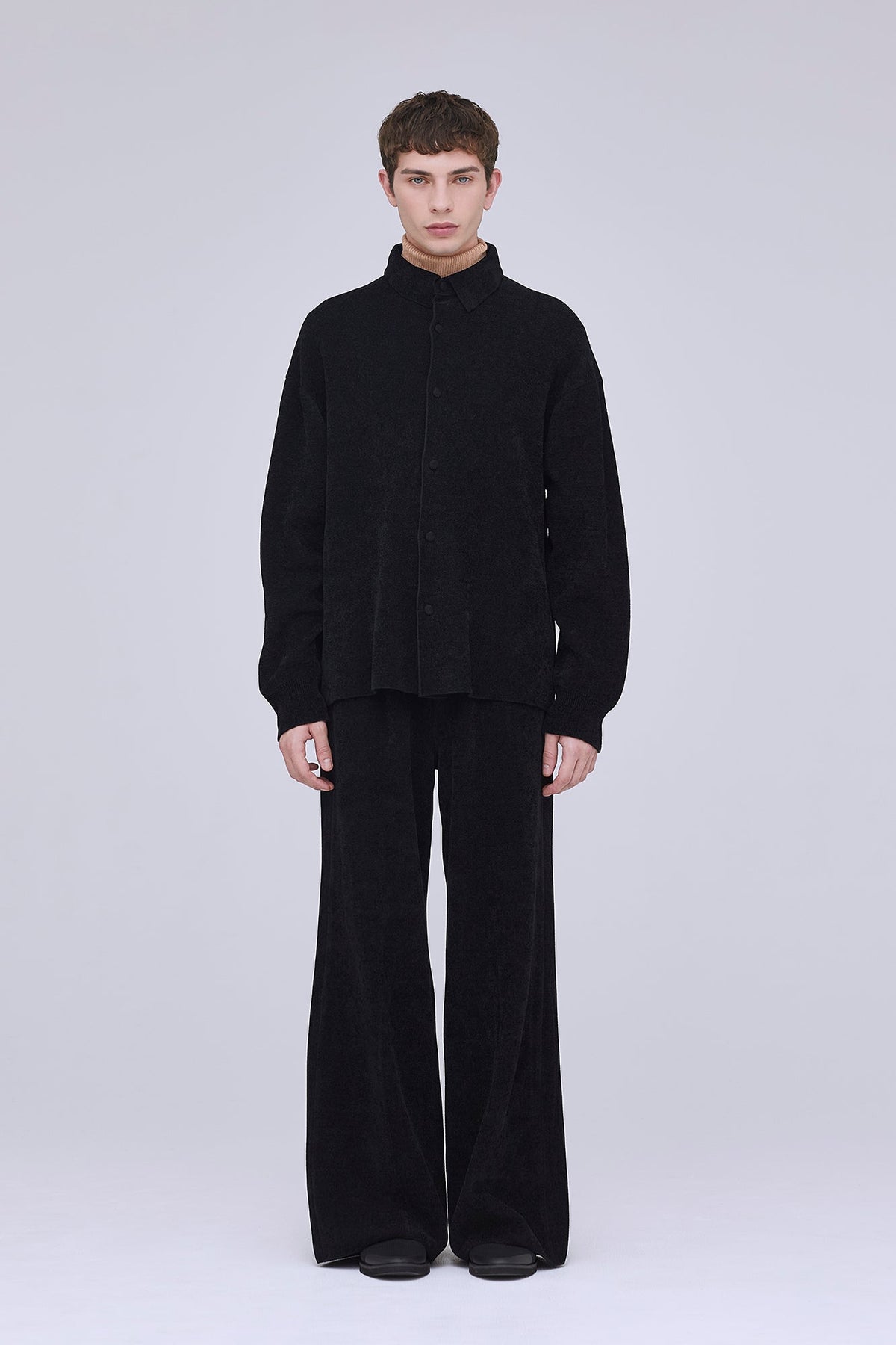 SOFT MILAN RIB VELVET SHIRT
