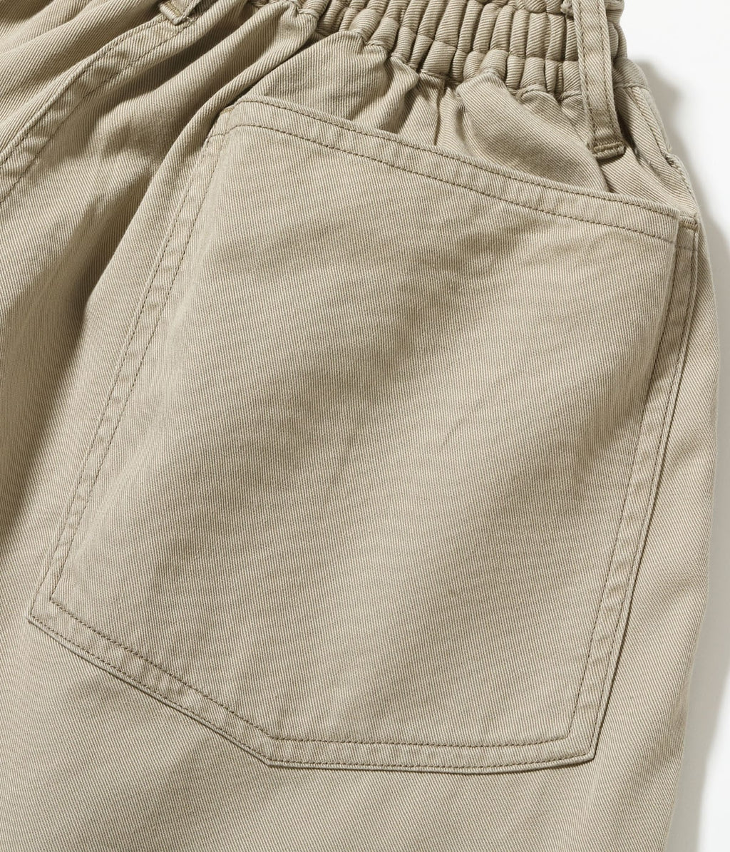 MODUCT COTTON TWILL SCRAB PANTS with STENCIL PRINT AGING MODEL