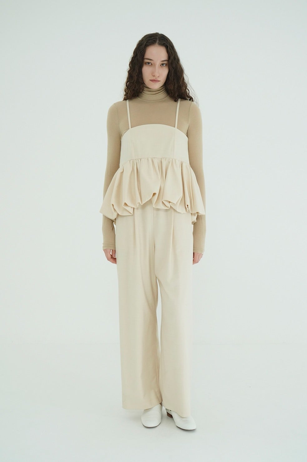 PEPLUM LAYERED ALL IN ONE