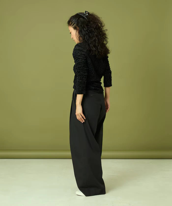 Mesh Velour Top
