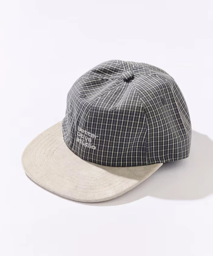 BetterDays Studio × FREAK'S STORE Two-Tone Flat Visor Check Cap