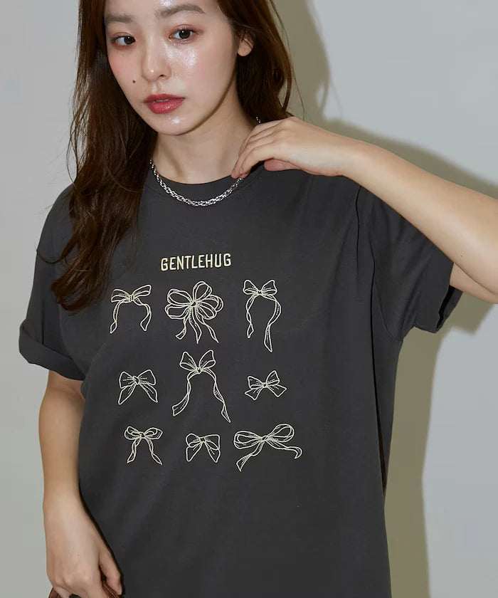 Ribbon Embroidery T-Shirt Limited Edition