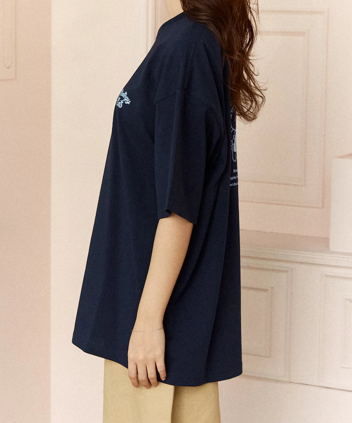 <Functional Material> STRATEGY Cat Print T-Shirt Limited Edition