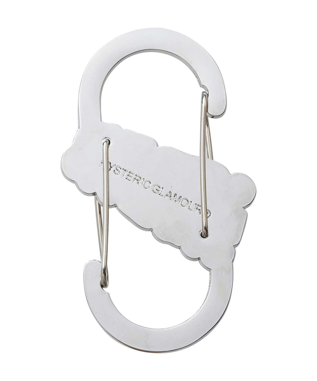 FLAME LOGO Carabiner Key Holder