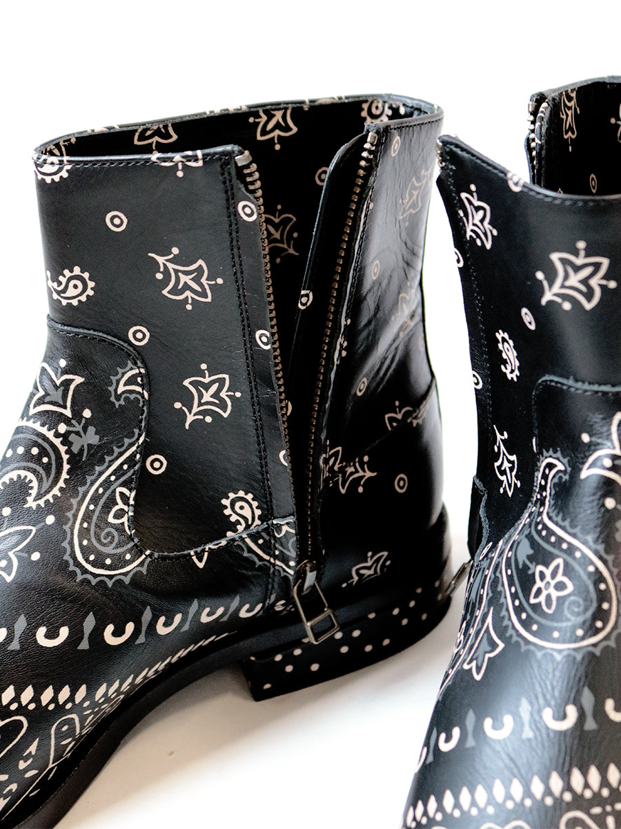 Leather Bandana pt Navy Issue Boots