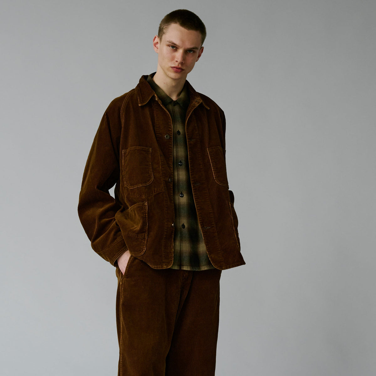 GL15738 /  9W CORDUROY WORK COAT