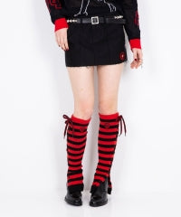 Noise Patch Military Low Rise Mini Skirt