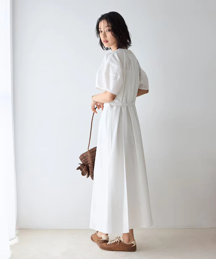 Balloon Sleeve 2WAY Dress / 5 Minute Sleeve