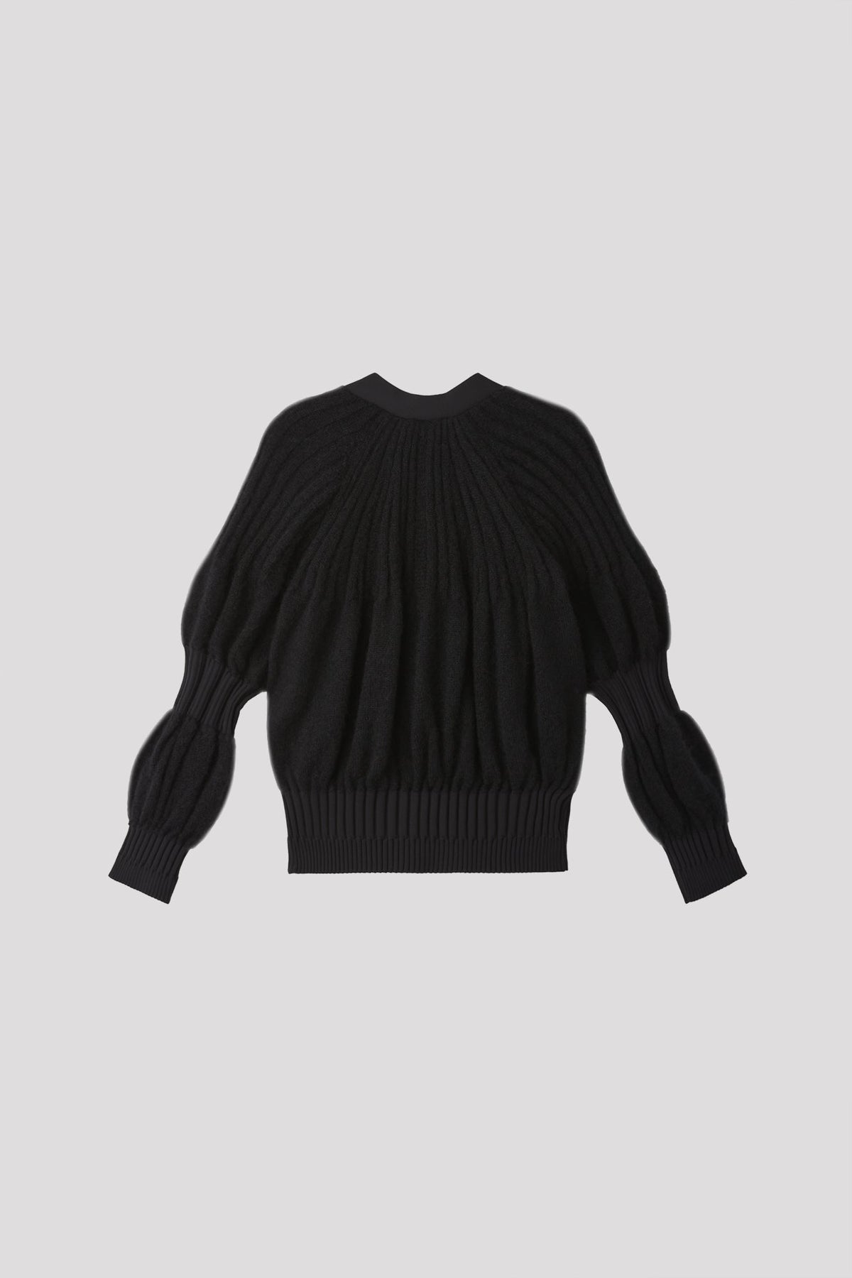 FLUTED MOHAIR CARDIGAN