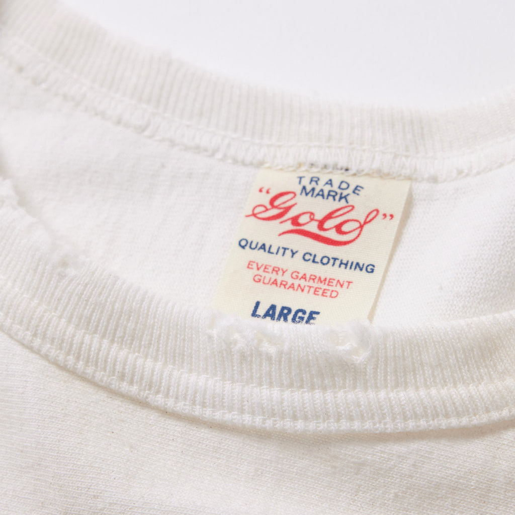 GL69309 / U.S COTTON FOOTBALL T-SHIRT DAMAGE AGED