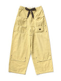 Canvas W Knee Easy Baggy Pants