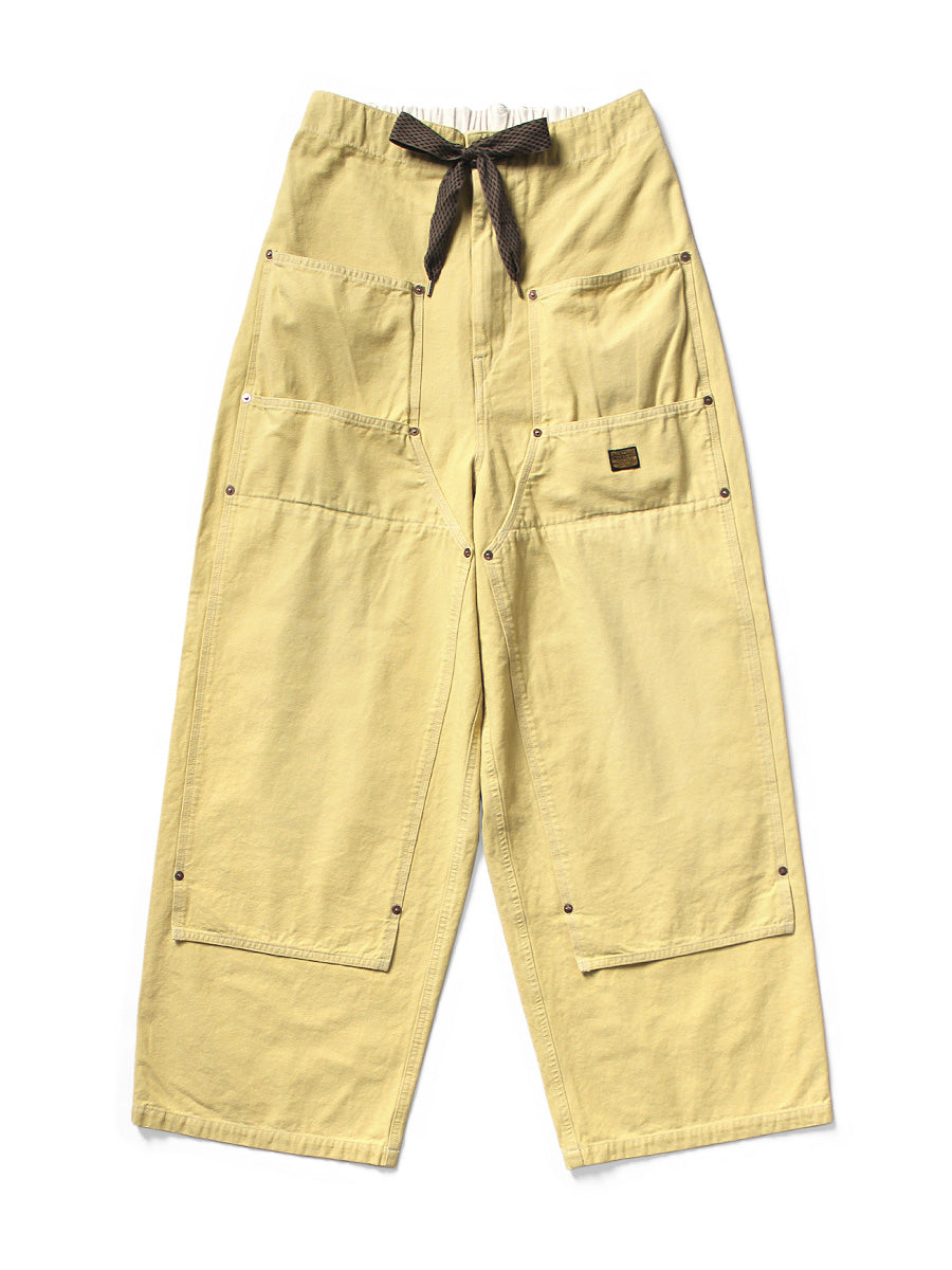 Canvas W Knee Easy Baggy Pants