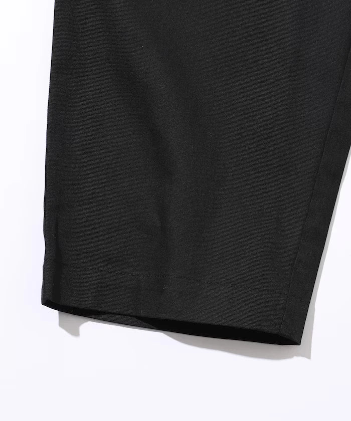 Wide Silhouette Drawstring Chino Pants / Tapered Silhouette Easy Chino Pants