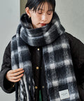 Cashmere Check Volume Scarf