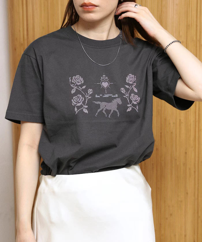 Organic Cotton Dot Graphic T-Shirt