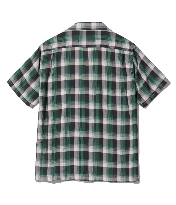RAYON CHECK OPEN SHIRT