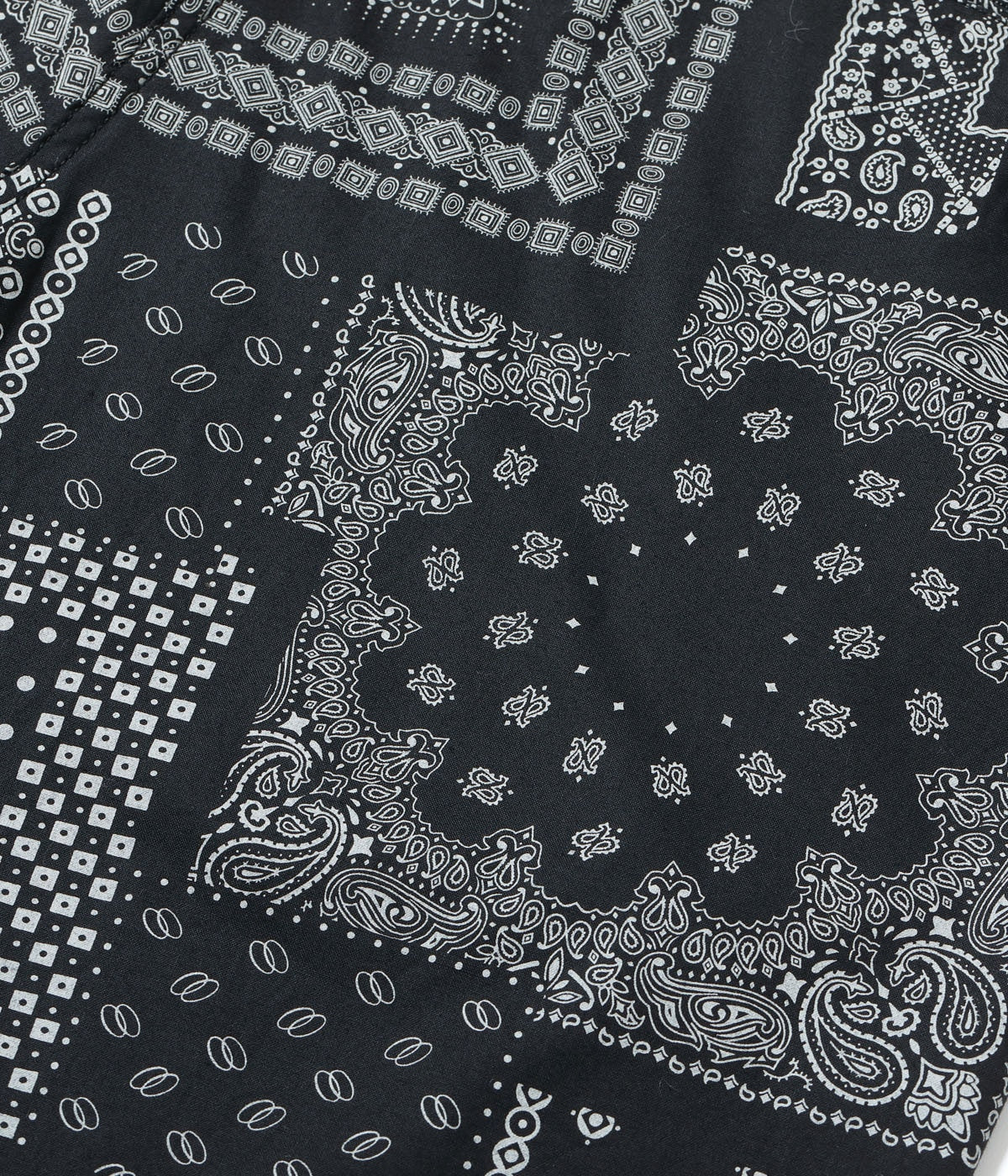 NATIVE AMERICAN BANDANA PATCHWORK PRINT WORK SHORTS