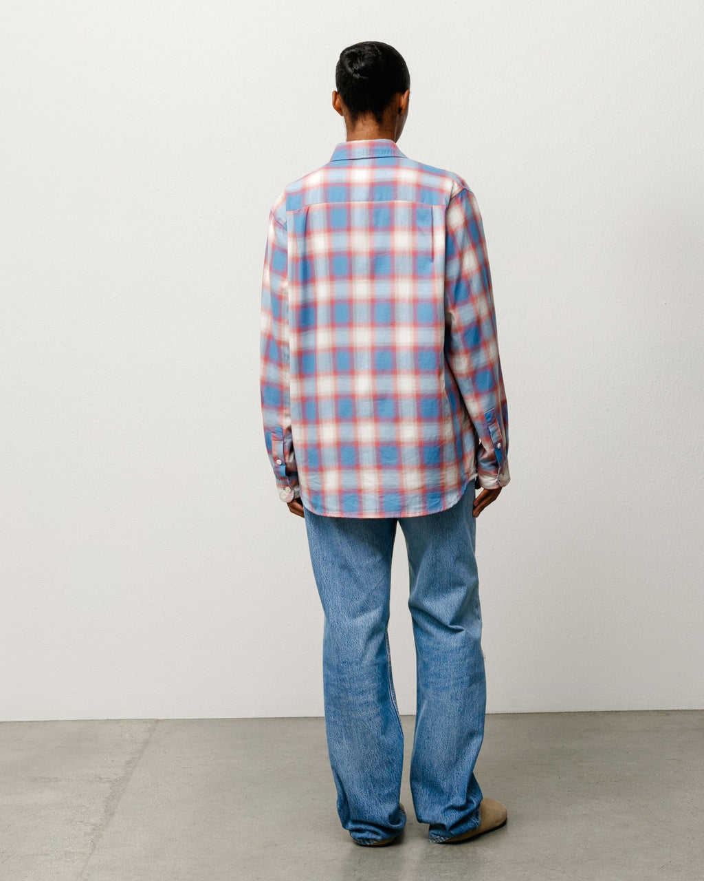 BEACH OMBRE PLAID SHIRT