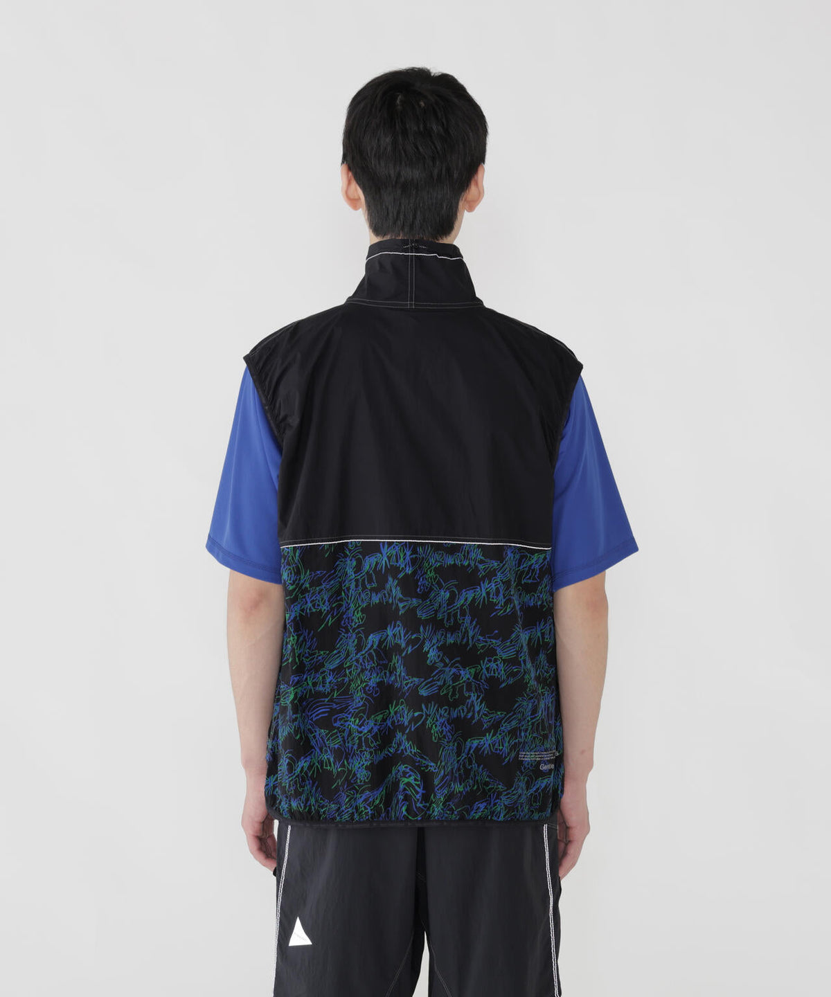 printed wind vest