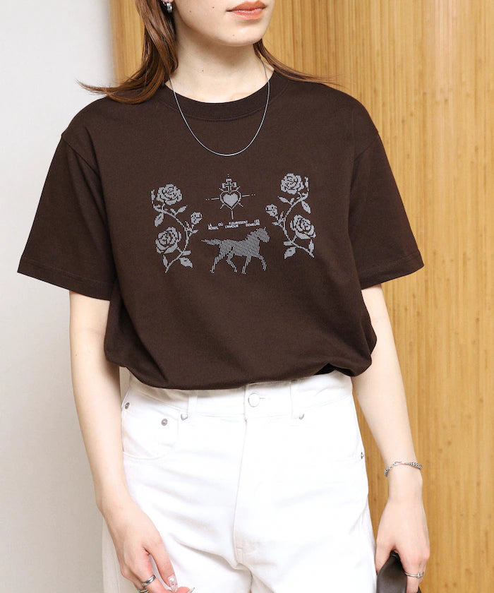 Organic Cotton Dot Graphic T-Shirt