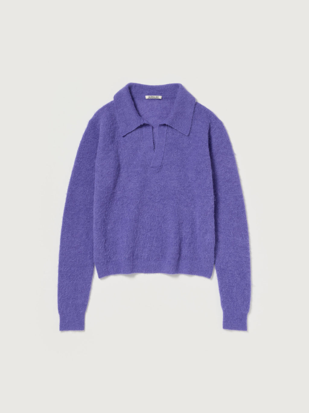 BABY SURI ALPACA SHEER KNIT SKIPPER POLO