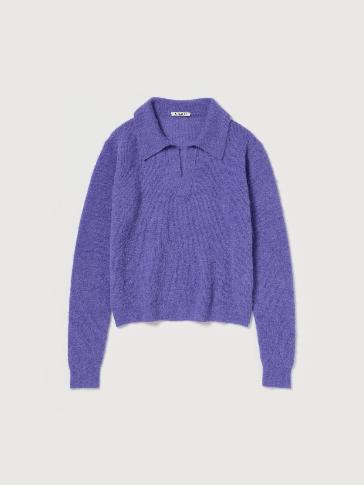 BABY SURI ALPACA SHEER KNIT SKIPPER POLO