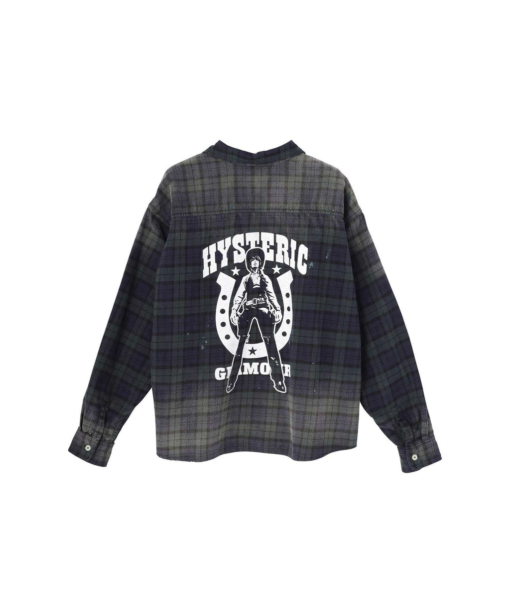 HYSTERIC HORSESHOE GIRL Oversized Shirt