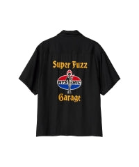 SUPER FUZZ GARAGE Embroidered Bowling Shirt