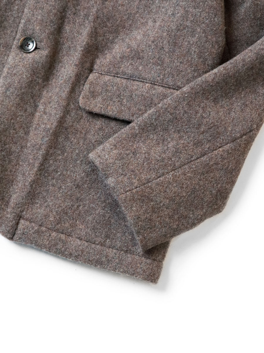 Shrunken Herringbone Wool Hospital JKT