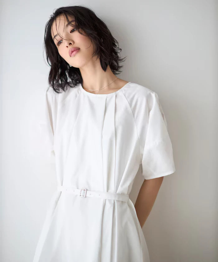 Balloon Sleeve 2WAY Dress / 5 Minute Sleeve
