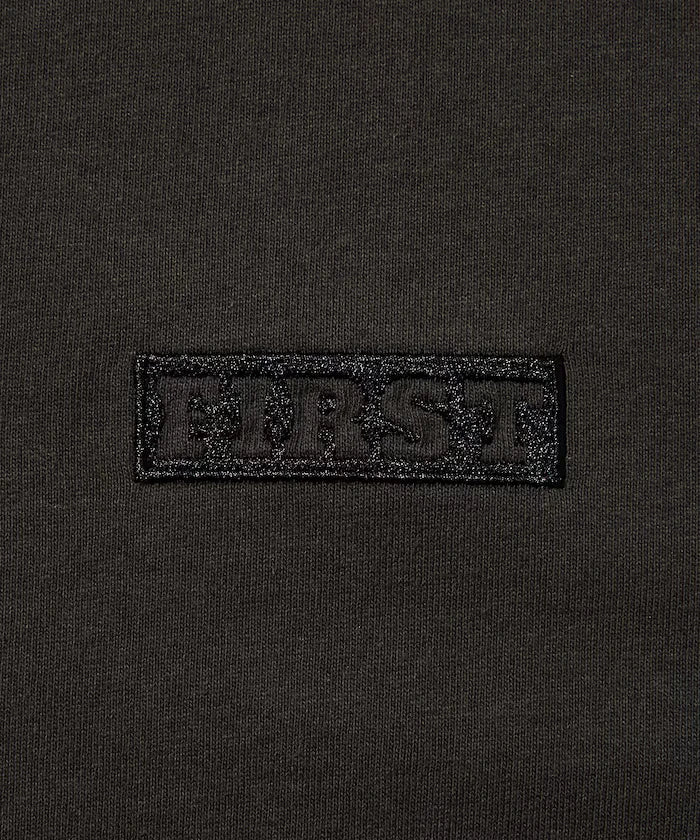6oz Front Logo Embroidery Crew Neck T-Shirt / Back Print T-Shirt PRINT LEFT CHEST EMBROIDERY BOX FIRST