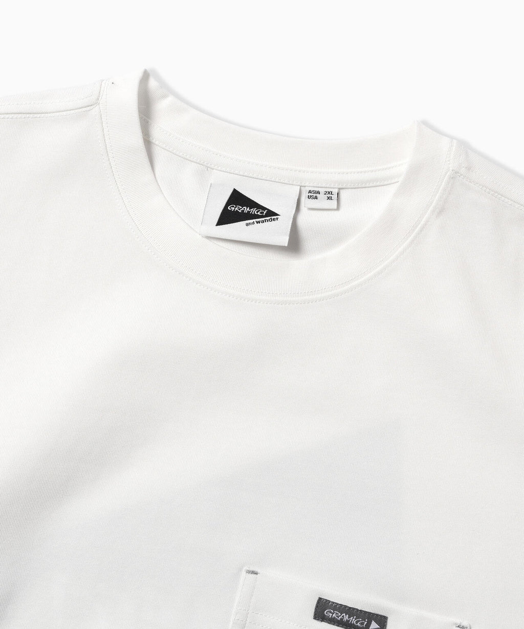 Gramicci × and wander  backprint S/S tee